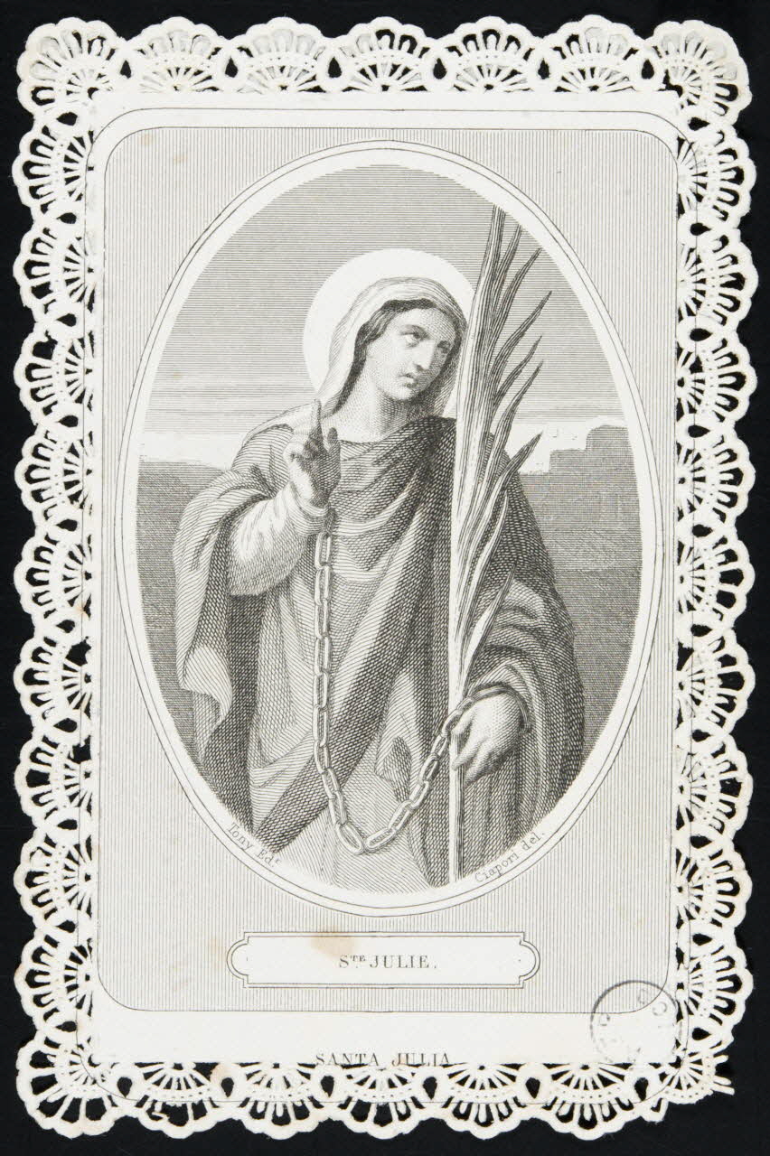 estampe STE. JULIE. 1971.24.43 Photo