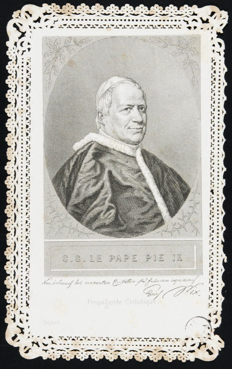 estampe S. S. LE PAPE PIE IX 1971.24.45 Photo