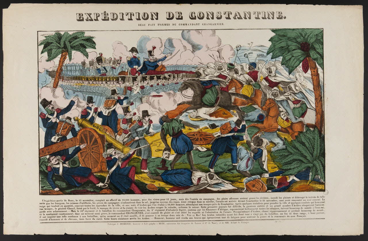 Adrien N. Dembour estampe EXPEDITION DE CONSTANTINE. Metz 1835-1840 1971.28.16 Photo