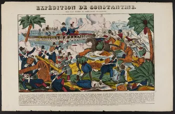 Adrien N. Dembour estampe EXPEDITION DE CONSTANTINE. Metz 1835-1840 1971.28.16 Photo