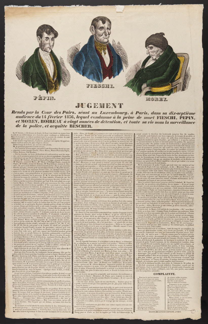 estampe JUGEMENT 1971.28.2 Photo