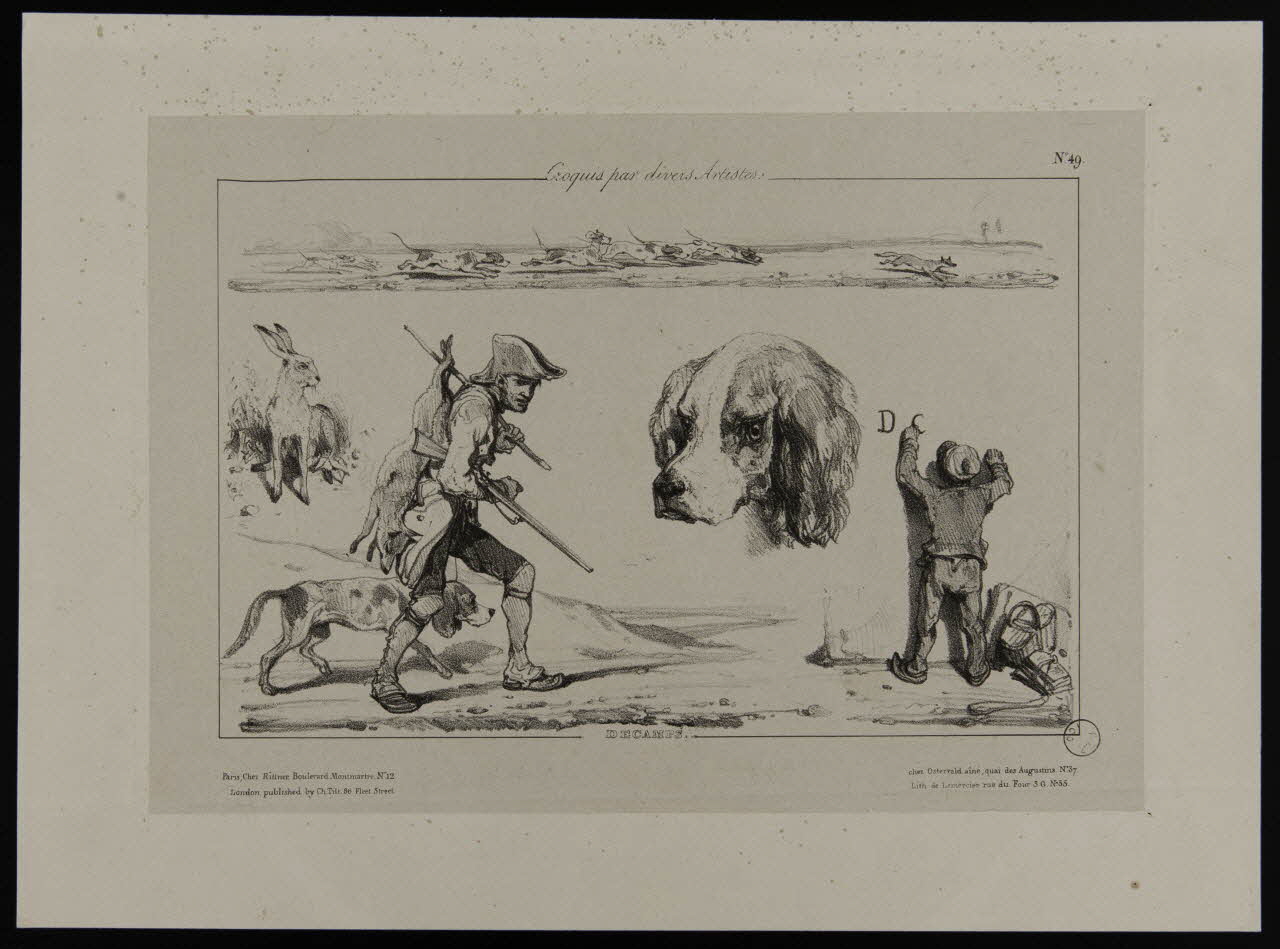 estampe Croquis par divers Artistes.  DECAMPS. 1971.29.24 Photo