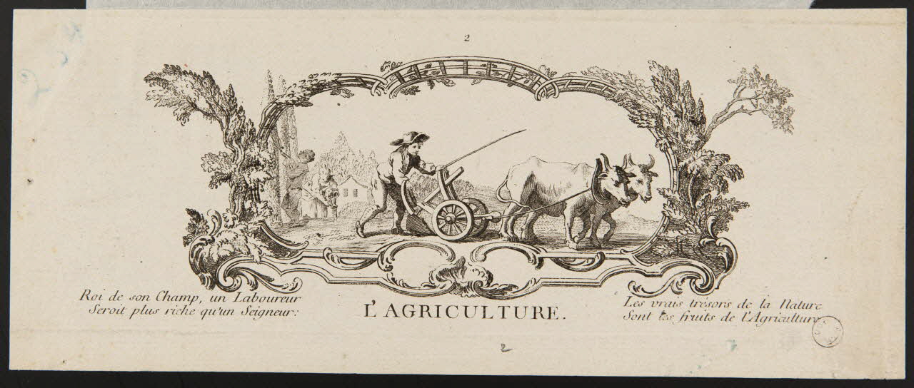 estampe L'AGRICULTURE. 1971.29.28 Photo