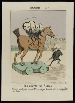 estampe LES QUATRE FILS AYMON. 1871 1971.29.31 Photo