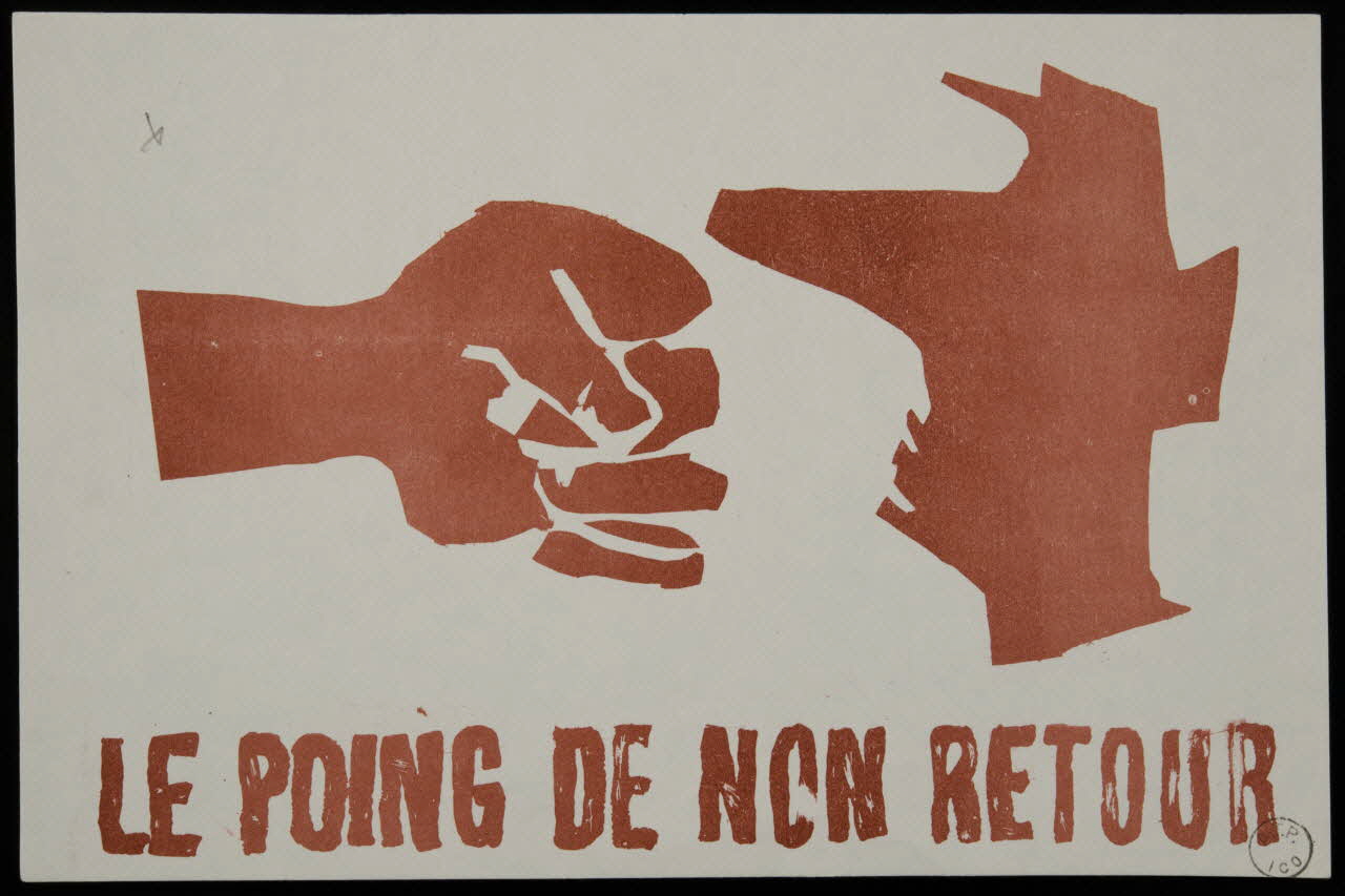 estampe LE POING DE NON RETOUR 1971.32.6 Photo