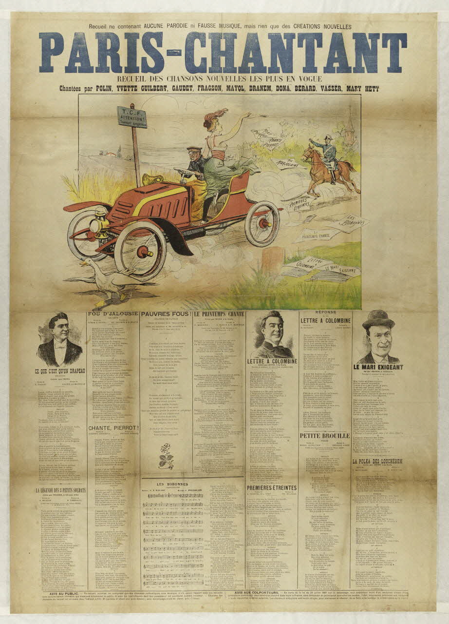 estampe PARIS-CHANTANT 1971.33.11 Photo