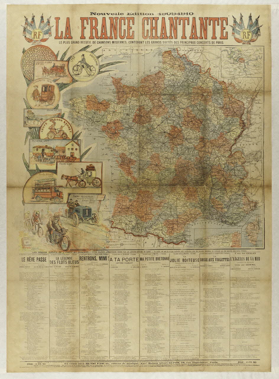 estampe LA FRANCE CHANTANTE 1971.33.14 Photo
