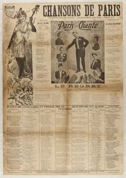estampe CHANSONS DE PARIS 1971.33.6 Photo