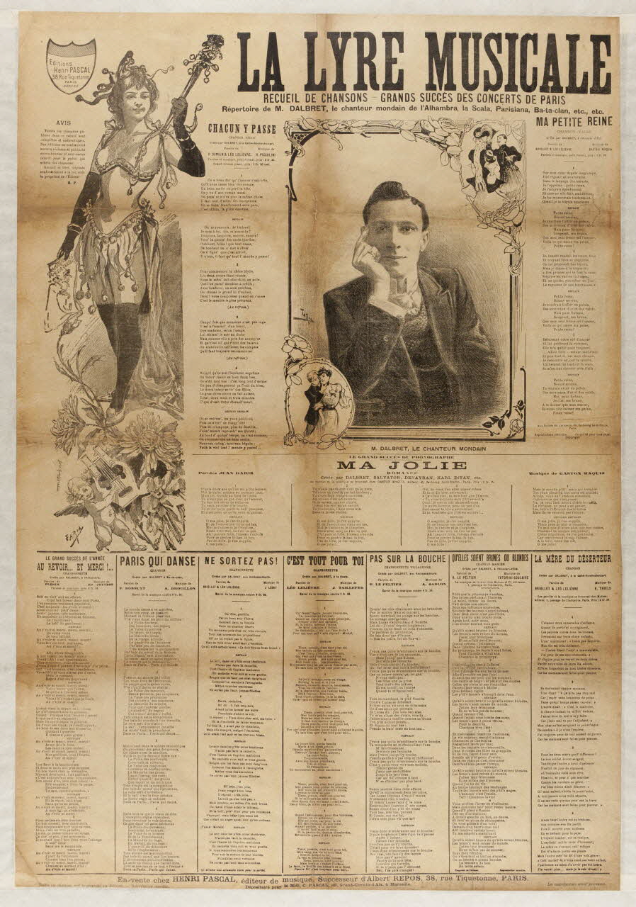 estampe LA LYRE MUSICALE 1971.33.8 Photo