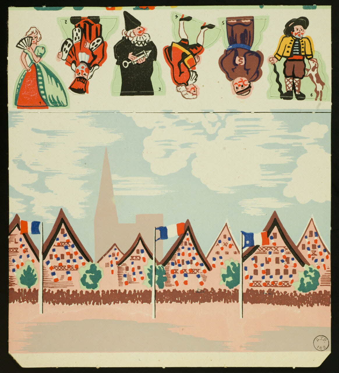 Décor de théâtre Planche de décor 1971.41.90.7.1 Photo