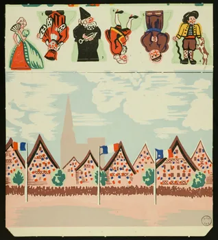 Décor de théâtre Planche de décor 1971.41.90.7.1  Photo