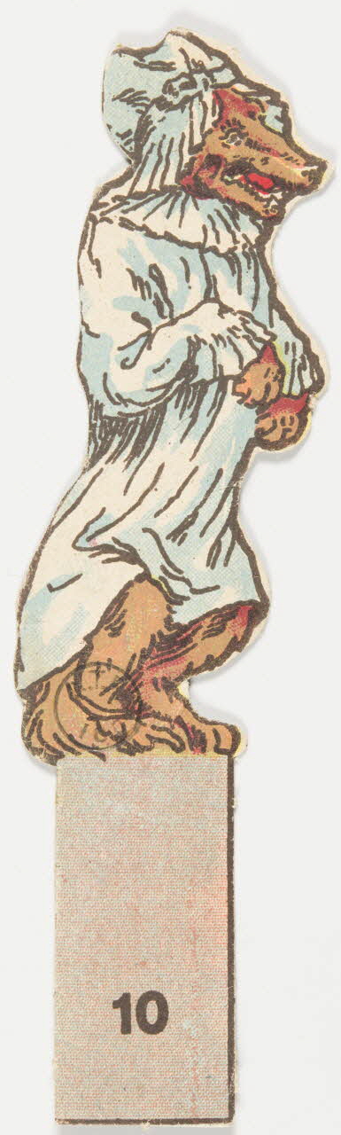 Décor de théâtre Personnage : loup déguisé 1971.41.91.20 Photo