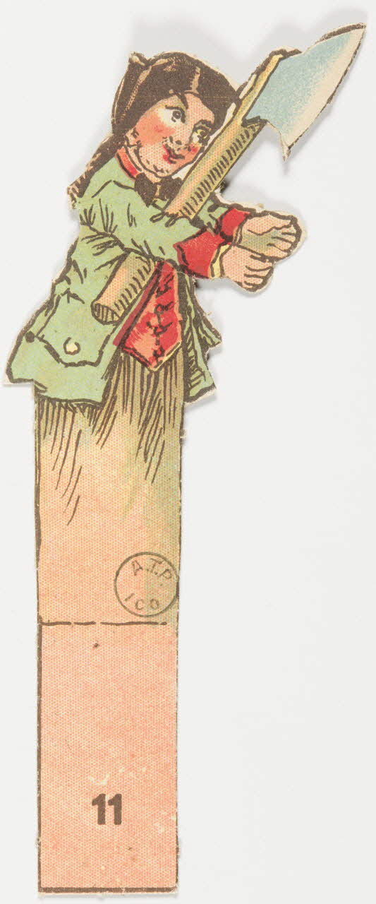 Décor de théâtre Personnage : Guignol à la hâche 1971.41.91.21 Photo