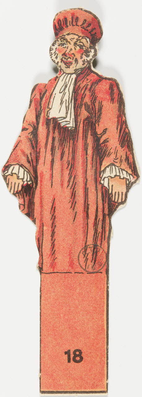 Décor de théâtre Personnage : homme en robe 1971.41.91.29 Photo