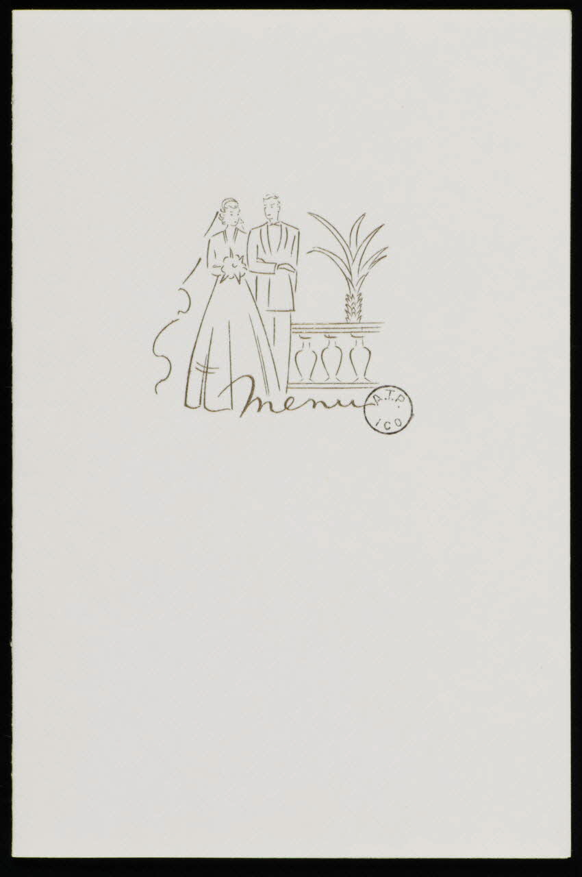 estampe Menu 1971.5.23 Photo