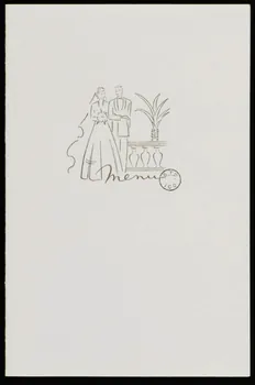 estampe Menu 1971.5.23 Photo
