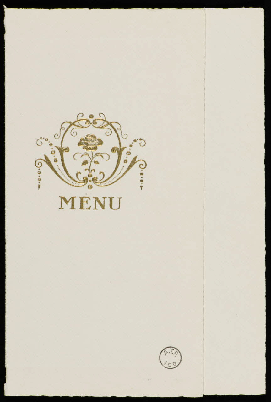 estampe MENU 1971.5.24 Photo
