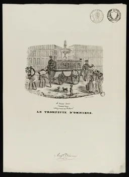 estampe LE TROMPETTE D'OMNIBUS. 1971.54.14 Photo