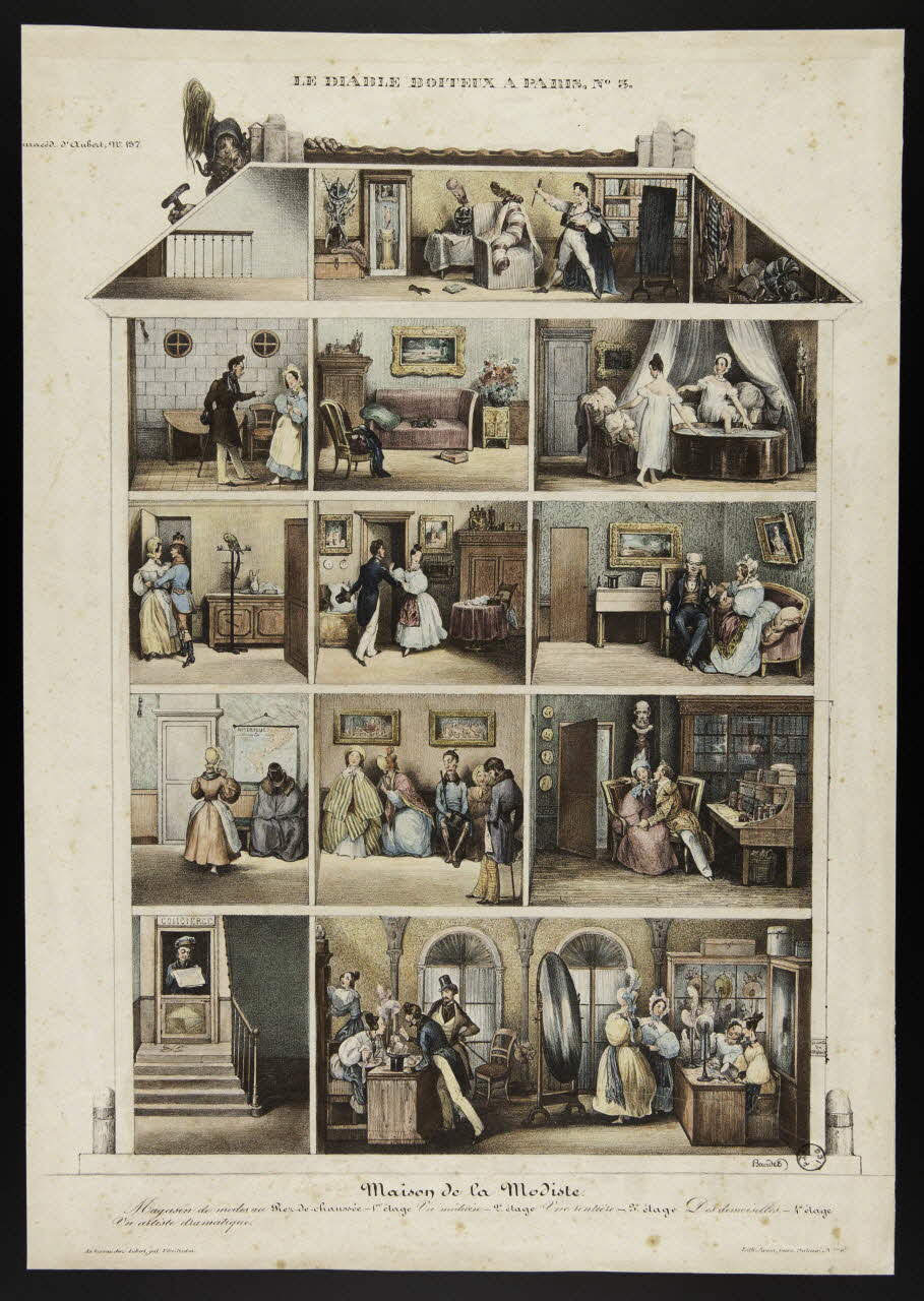 estampe Maison de la Modiste. 1971.54.21 Photo