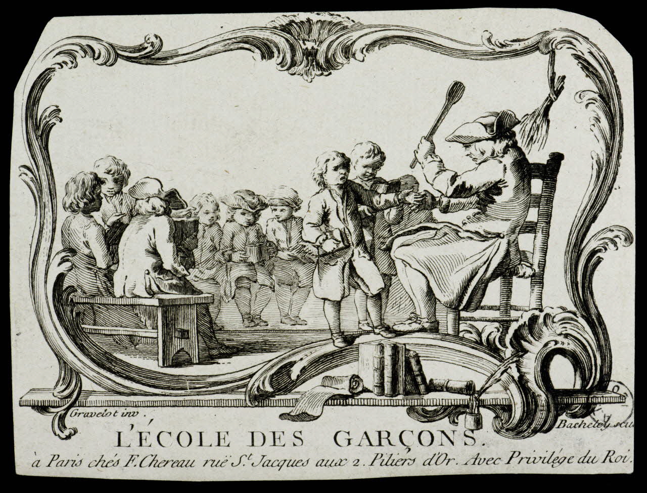 estampe L'ECOLE DES GARCONS. 1971.54.9 Photo