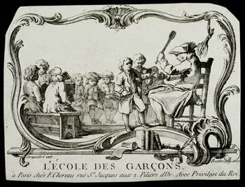 estampe L'ECOLE DES GARCONS. 1971.54.9 Photo