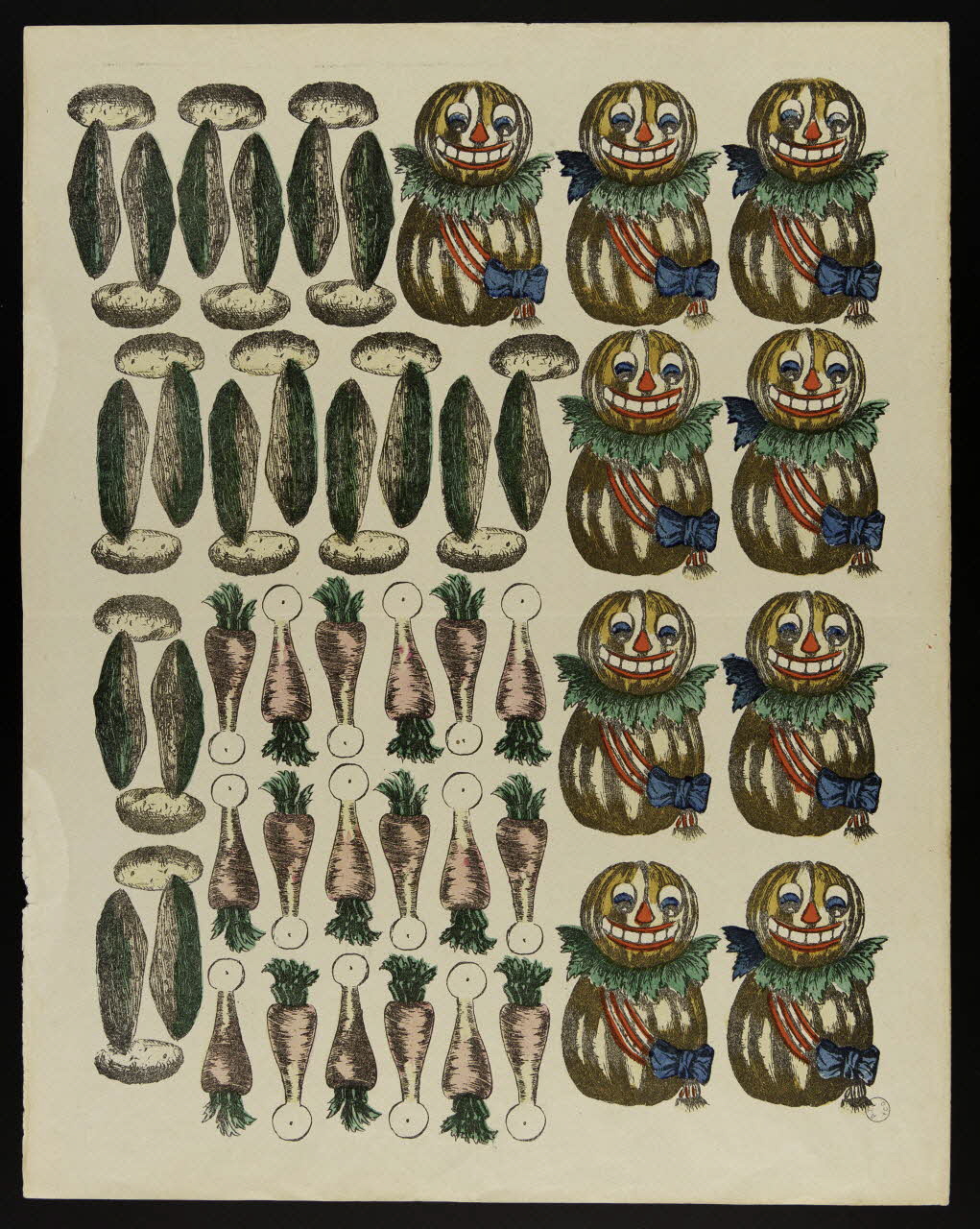 estampe Citrouilles, radis et pommes de terre 1971.59.15 Photo