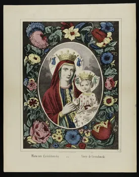 estampe Vierge de Czestschowski. 1971.59.7 Photo
