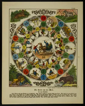 jeu de l'oie Die Reise um die Welt. 1971.59.70 Photo