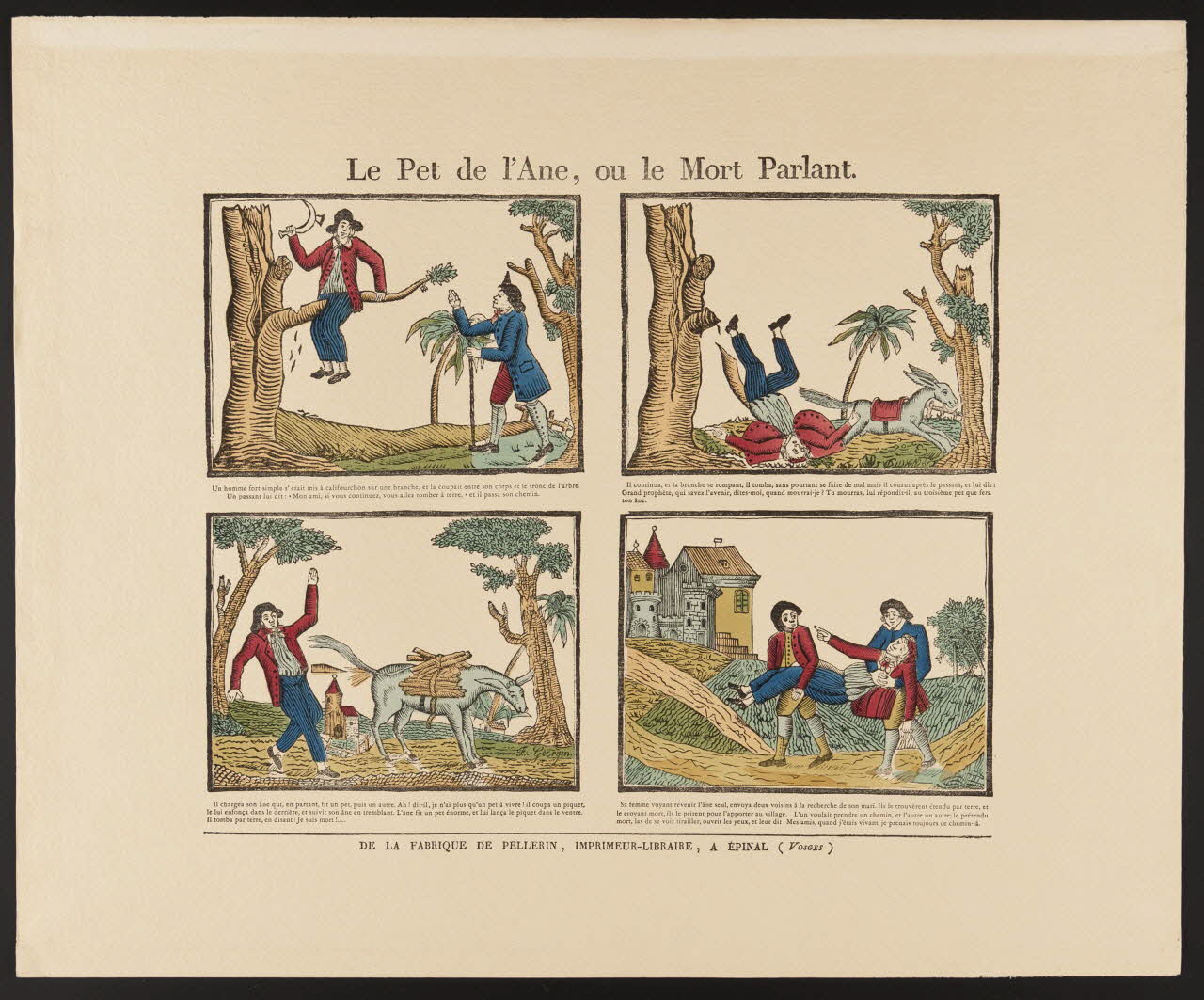 estampe Le Pet de l'Ane, ou le Mort Parlant. 1971.62.11.1 Photo