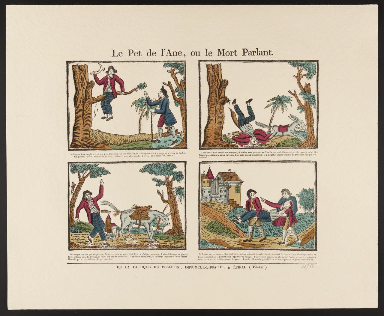 estampe Le Pet de l'Ane, ou le Mort Parlant. 1971.62.11.3 Photo