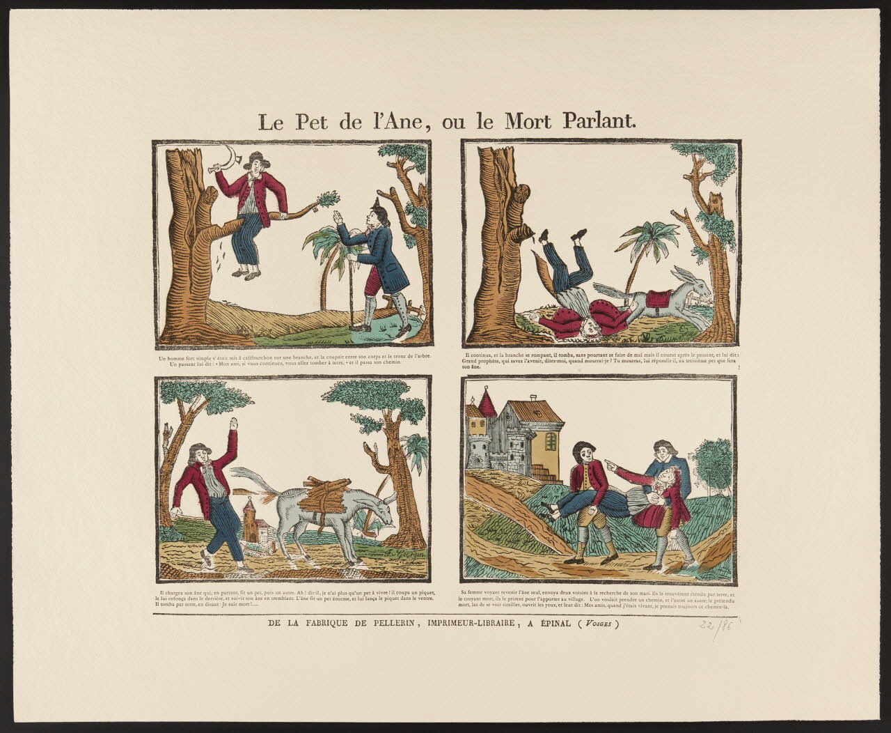 estampe Le Pet de l'Ane, ou le Mort Parlant. 1971.62.11.4 Photo