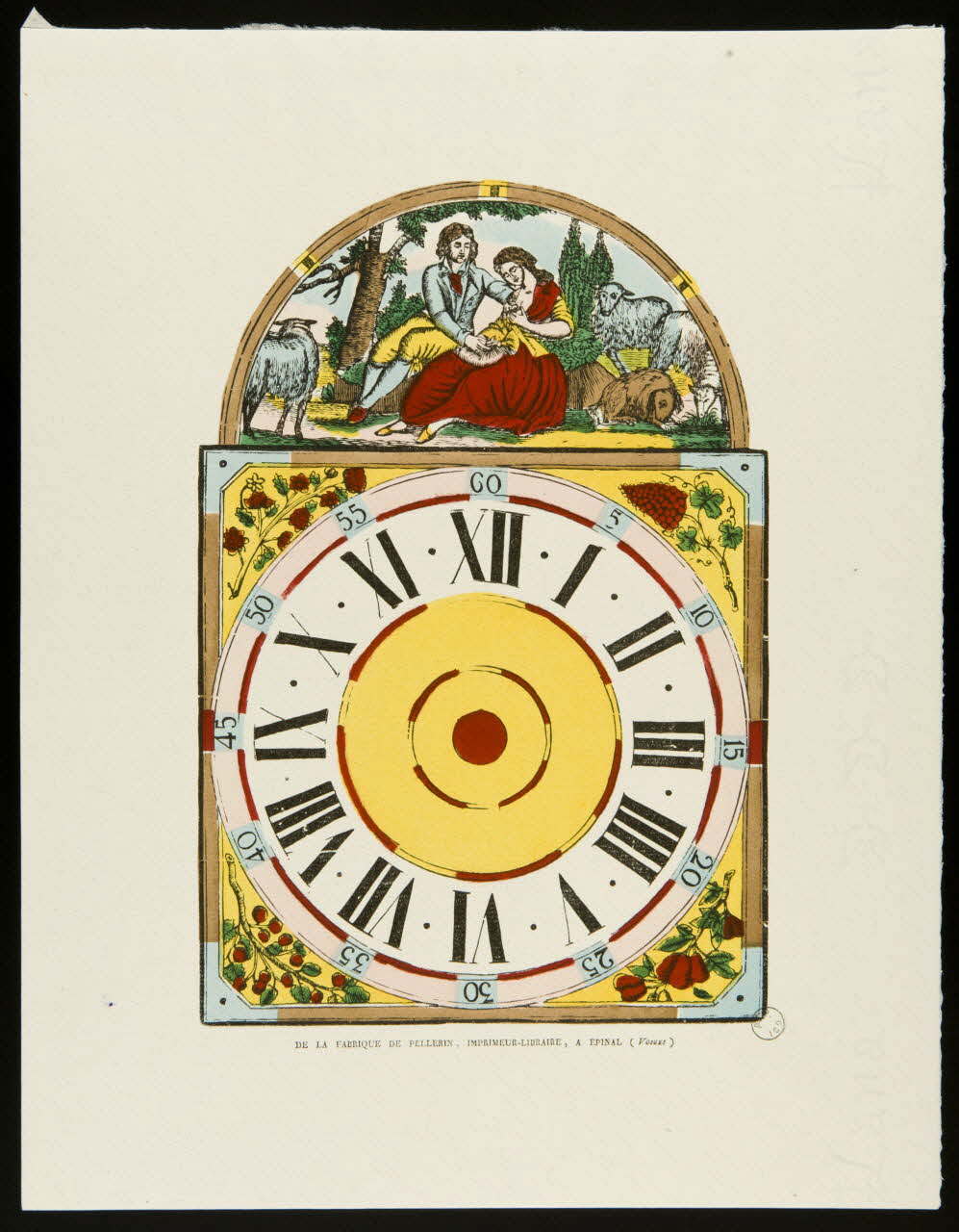 estampe Cadran d'horloge 1971.62.12 Photo