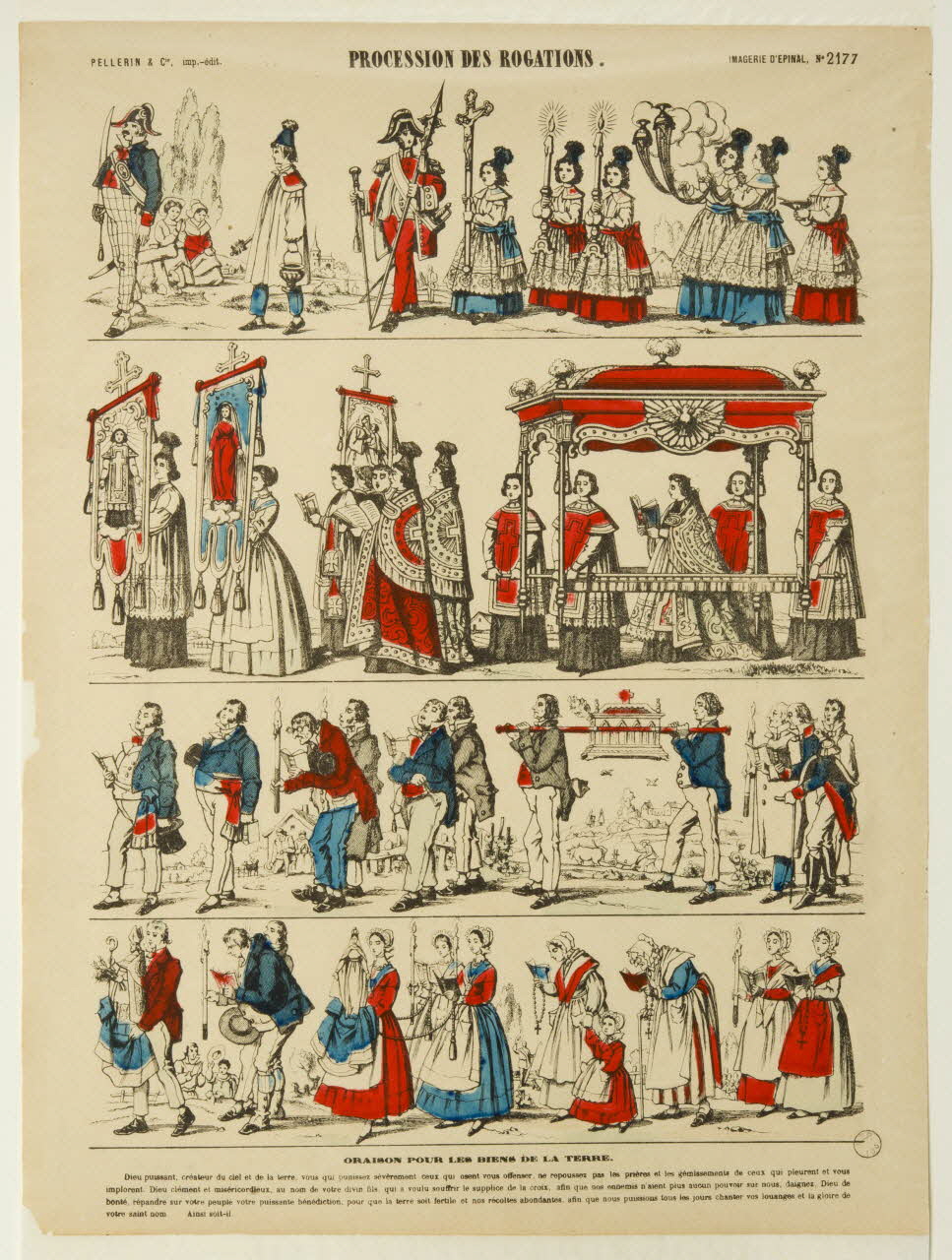 estampe PROCESSION DES ROGATIONS. 1971.62.13 Photo