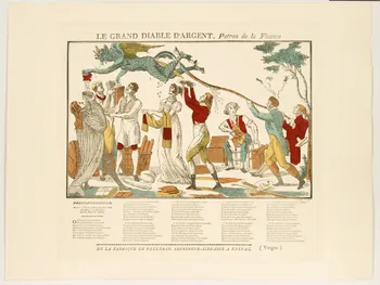 estampe LE GRAND DIABLE D'ARGENT. Patron de la Finance 1971.62.20 Photo