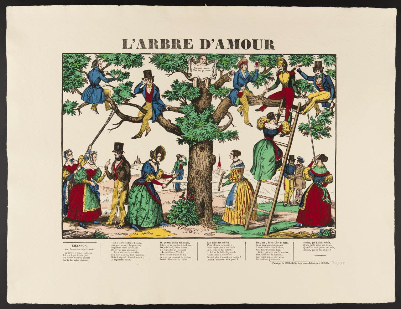 estampe L'ARBRE D'AMOUR 1971.62.22.3 Photo