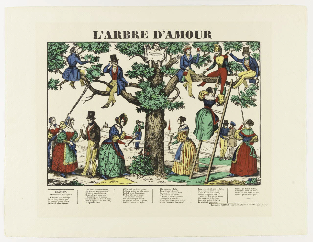 estampe L'ARBRE D'AMOUR 1971.62.22.4 Photo