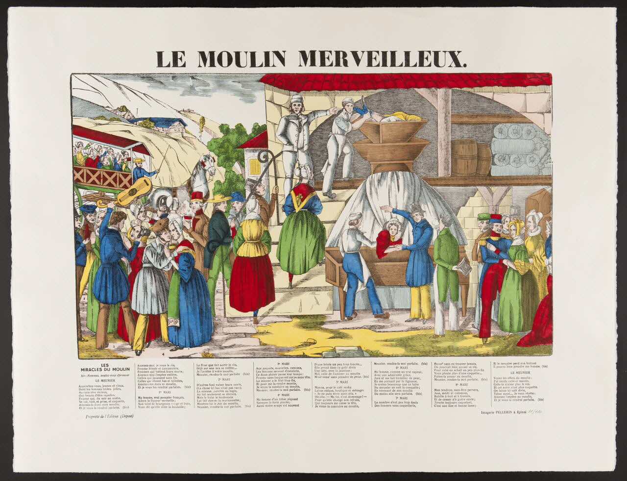 estampe LE MOULIN MERVEILLEUX. 1971.62.23.3 Photo