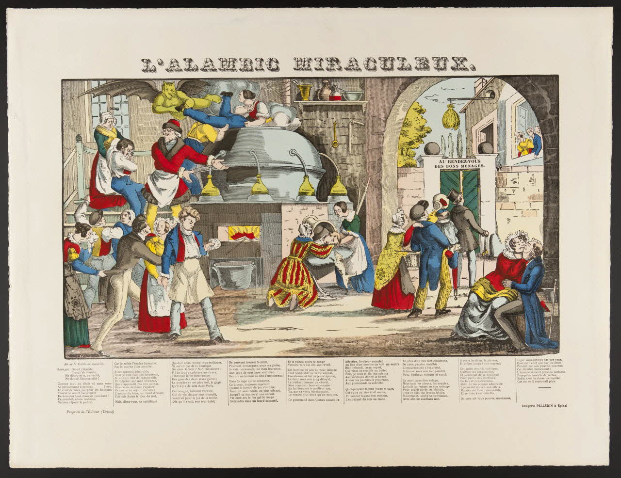 estampe L'ALAMBIC MIRACULEUX. 1971.62.24.1 Photo