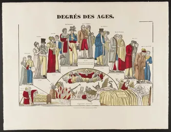 estampe DEGRES DES AGES. 1971.62.25.1 Photo