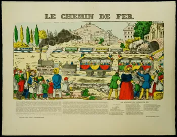 estampe LE CHEMIN DE FER. 1971.62.27.1 Photo
