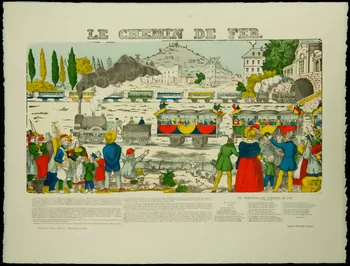 estampe LE CHEMIN DE FER. 1971.62.27.2 Photo