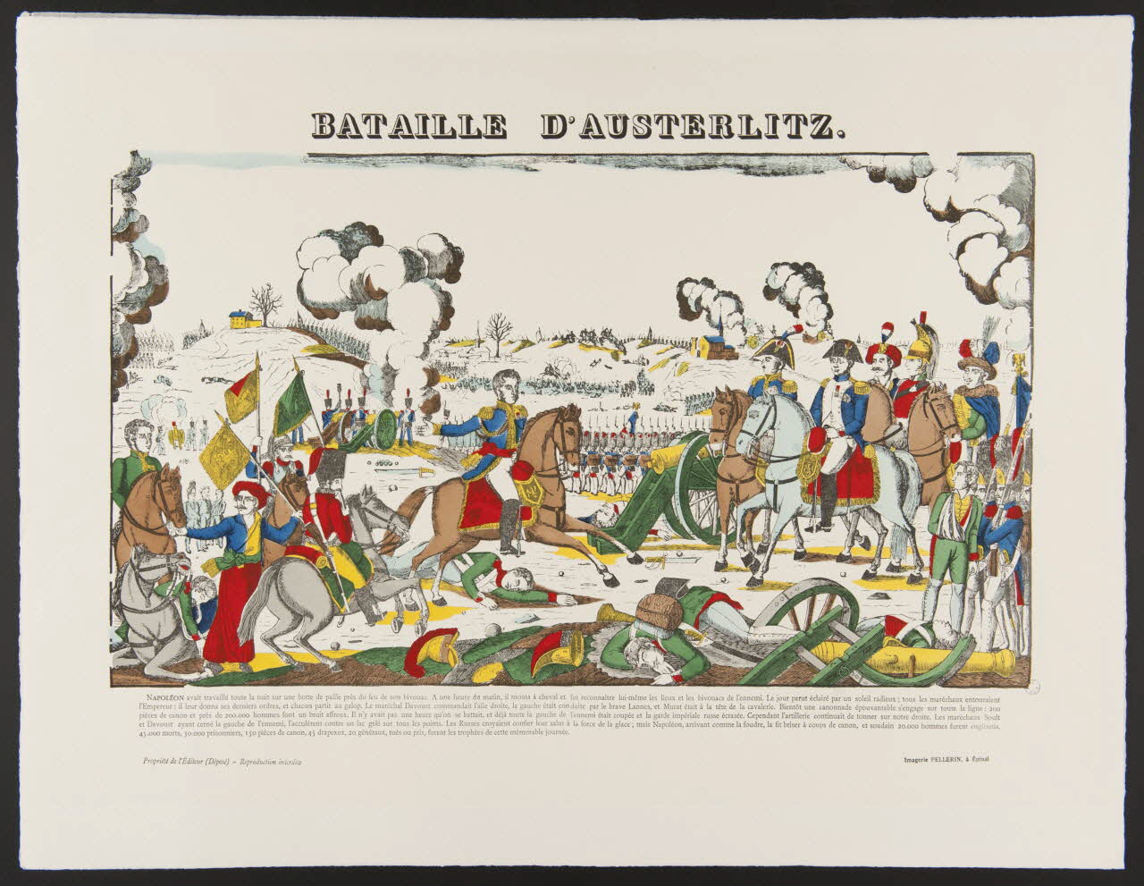 estampe BATAILLE D'AUSTERLITZ. 1971.62.29.2 Photo