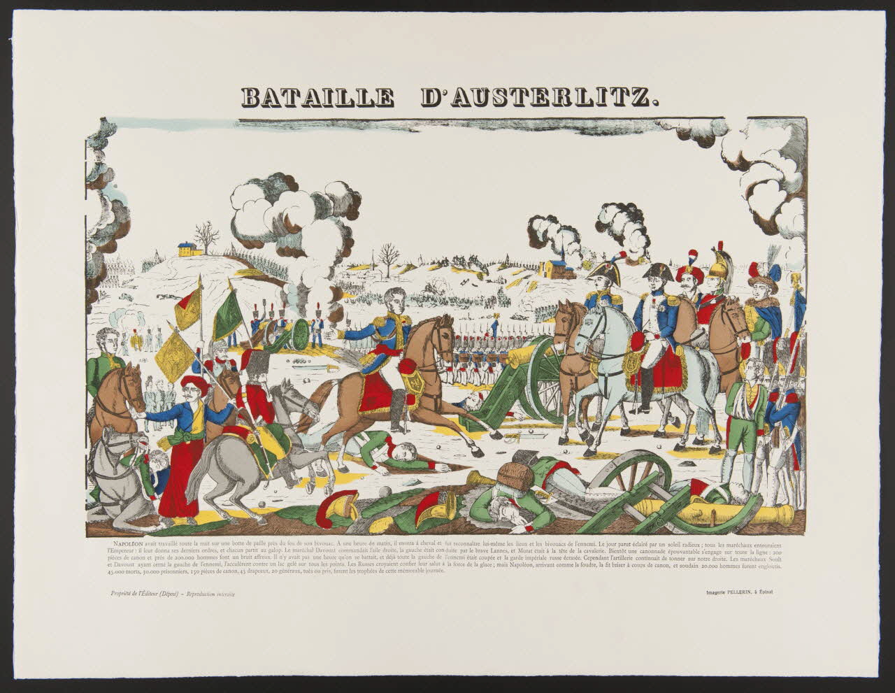 estampe BATAILLE D'AUSTERLITZ. 1971.62.29.4 Photo