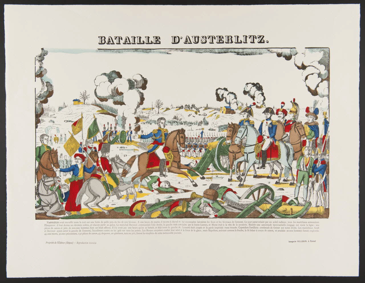 estampe BATAILLE D'AUSTERLITZ. 1971.62.29.5 Photo