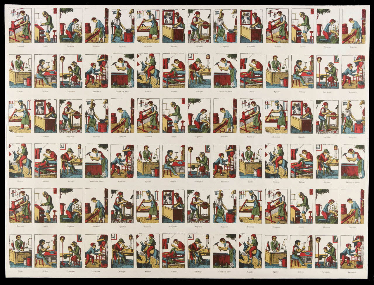 estampe Les métiers 1971.62.31.1 Photo