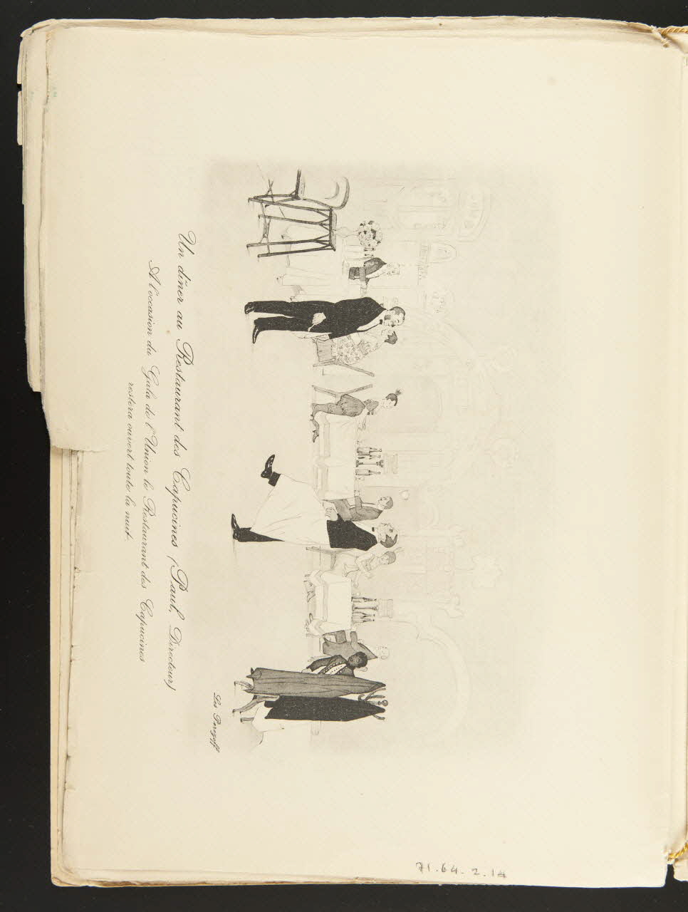 album Un dîner au Restaurant des Capucines (Paul, Directeur) 1971.64.2.14 Photo