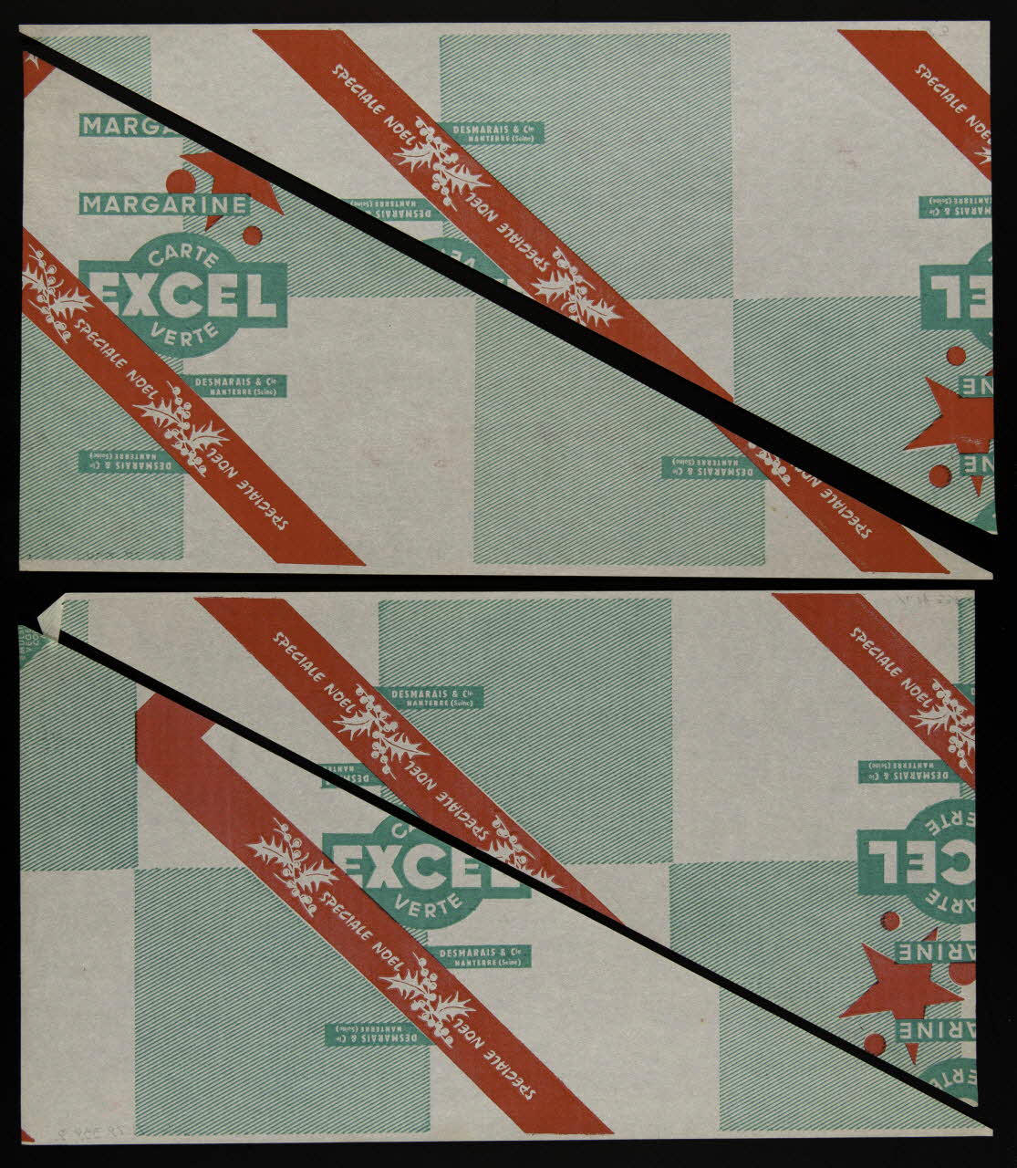 estampe MARGARINE  CARTE  EXCEL  DESMARAIS & Cie 1971.79.339.1/4 Photo