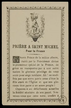 estampe PRIERE A SAINT MICHEL 1971.84.9  Photo