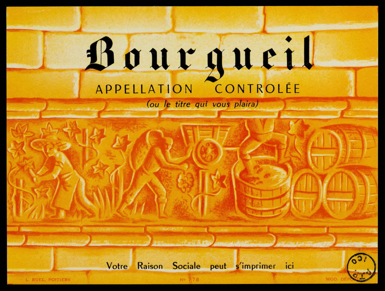 estampe Bourgueil 1971.9.103 Photo