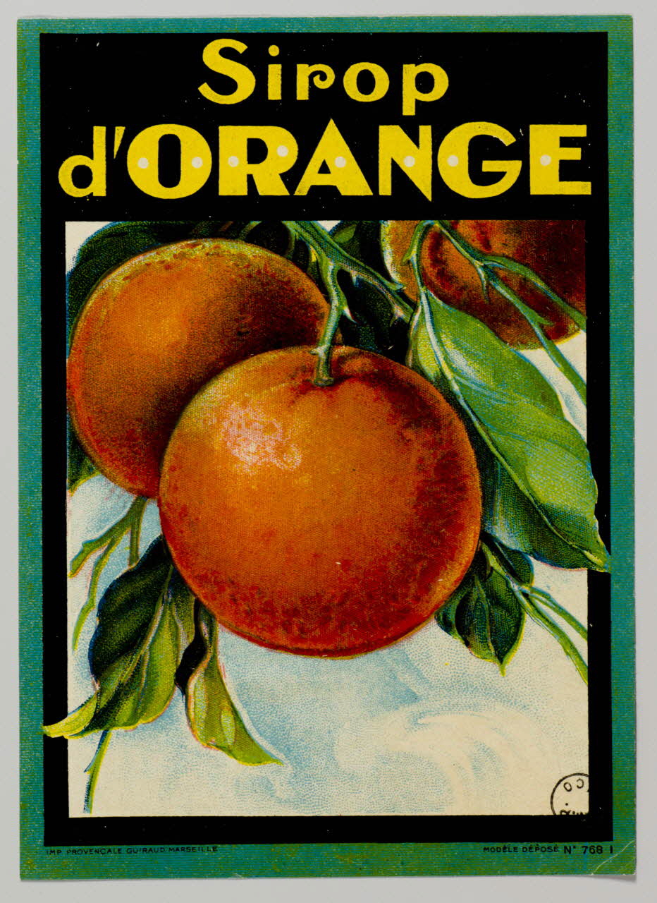 estampe Sirop  d'ORANGE 1971.9.128 Photo